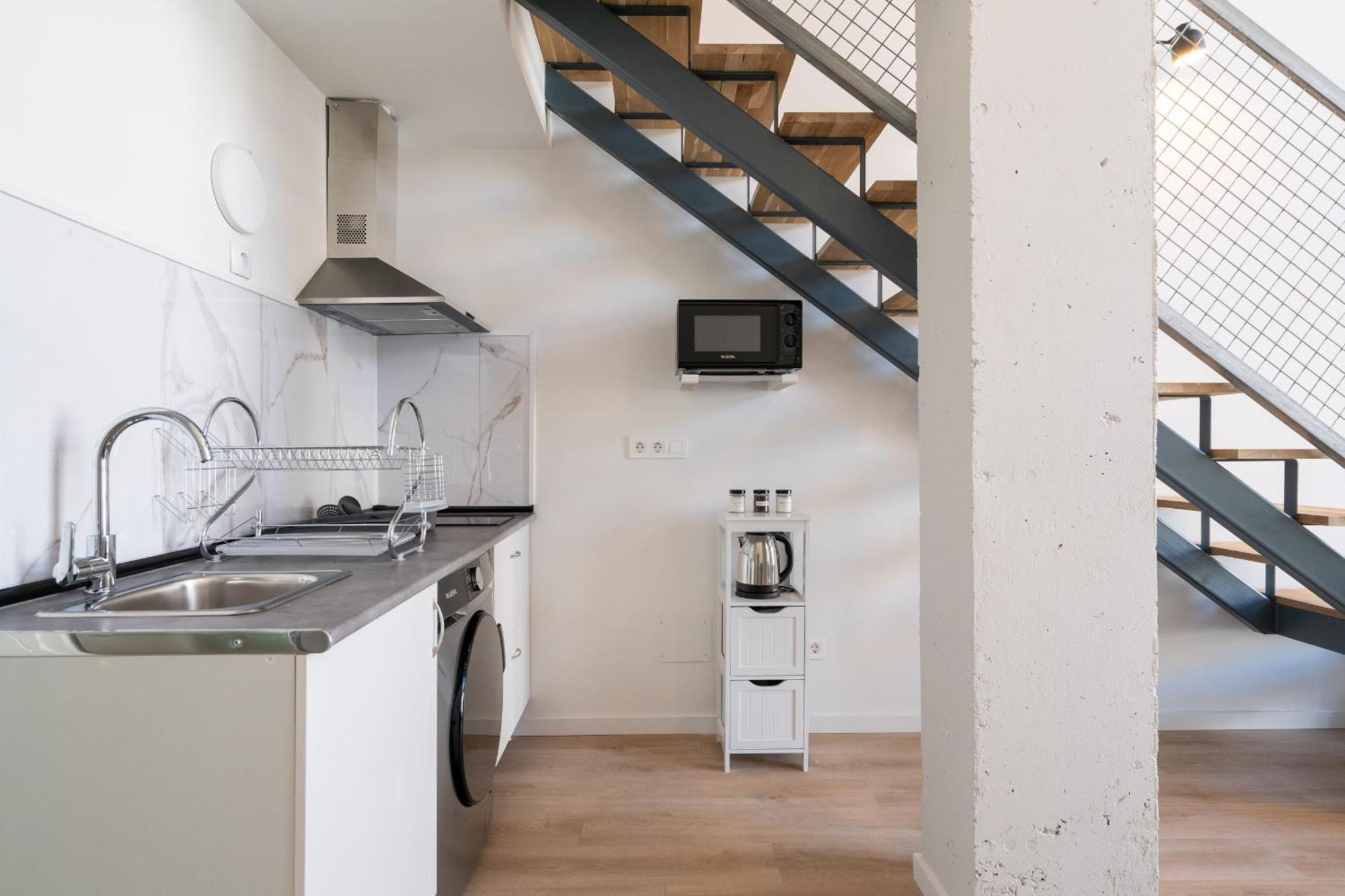 Апартаменты Loft Reformado Industrial Con Garaje Alquiler Temporal Мадрид Экстерьер фото