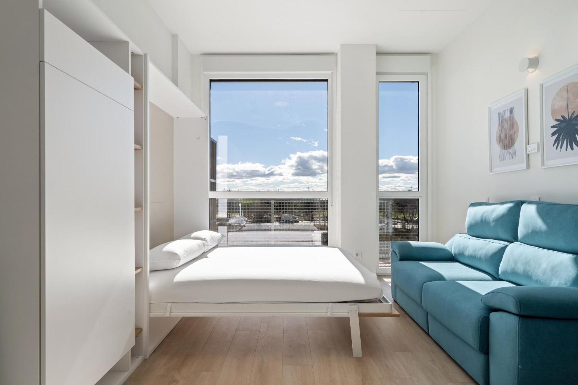 Апартаменты Loft Reformado Industrial Con Garaje Alquiler Temporal Мадрид Экстерьер фото